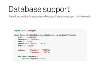 Luigi - Batch Data Processing in Python (PyData SV 2013) | PDF