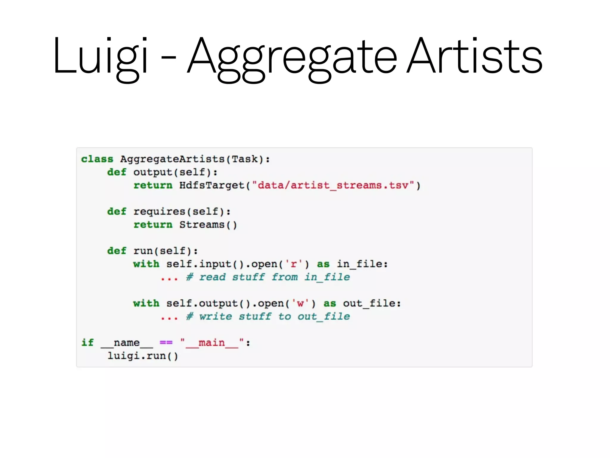 Luigi - Aggregate Artists
 