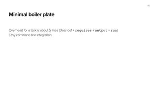 The nice things about Luigi
50
 