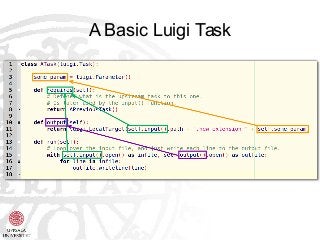 A Basic Luigi Task
 