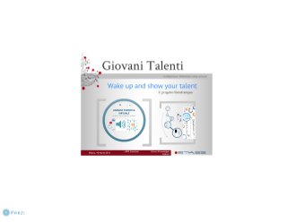 Giovani Talenti - Wake Up and Show Your Talent: il progetto SimulCampus Luis Miguel Alvarez Fresno, ETAss Workshop