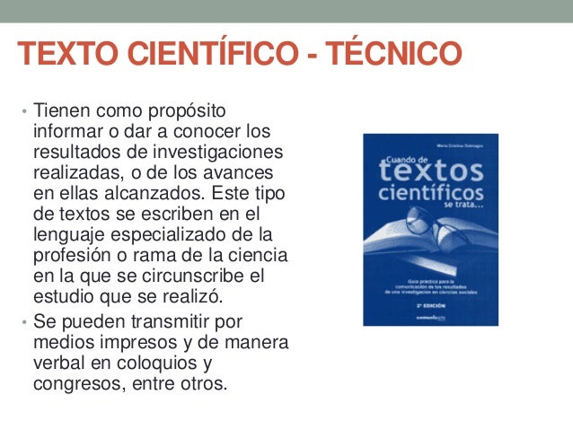 Resultado de imagen para texto cientificos