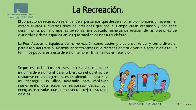 Luis anez recreacion.