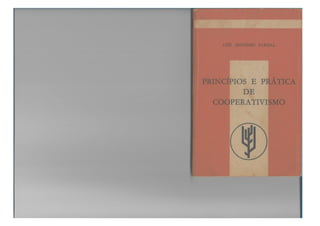 PRINCIPIOS E PRÁTICA DE COOPERATIVISMO, de Luís António Pardal (1977)