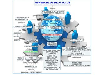 GERENCIA DE PROYECTOS-MAPA CONCEPTUAL
