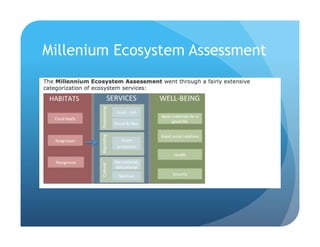 Millenium Ecosystem Assessment
 