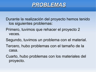 Problemas y soluciones