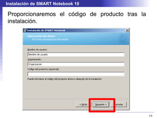 Instalación de SMART Notebook 10 