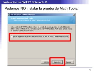 Instalación de SMART Notebook 10 
