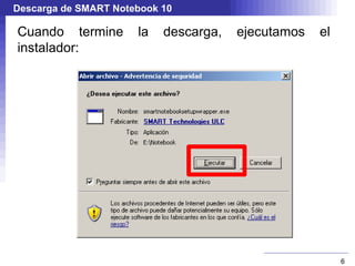 Guía de instalación de SMART Notebook 10 | ODP