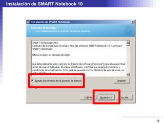 Descarga de SMART Notebook 10 Rellenamos el formulario como aparece a continuación y hacemos click en el botón: 