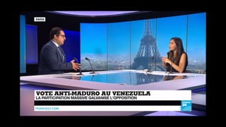 Venezuela : vote massif mais symbolique contre le président Maduro
