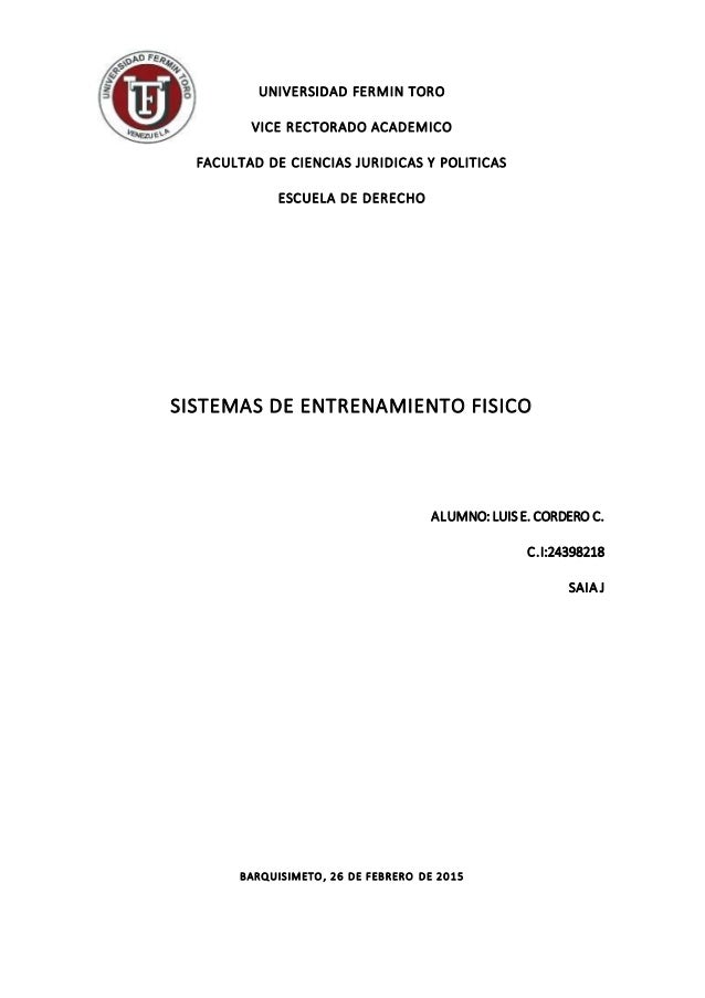 sistemas de entrenamiento fisico
