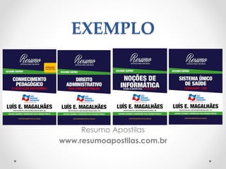 EXEMPLO 
Resumo Apostilas 
www.resumoapostilas.com.br 
 