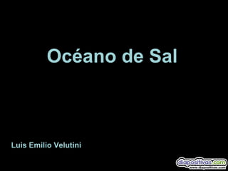 Océano de SalOcéano de Sal
Luis Emilio VelutiniLuis Emilio Velutini
 