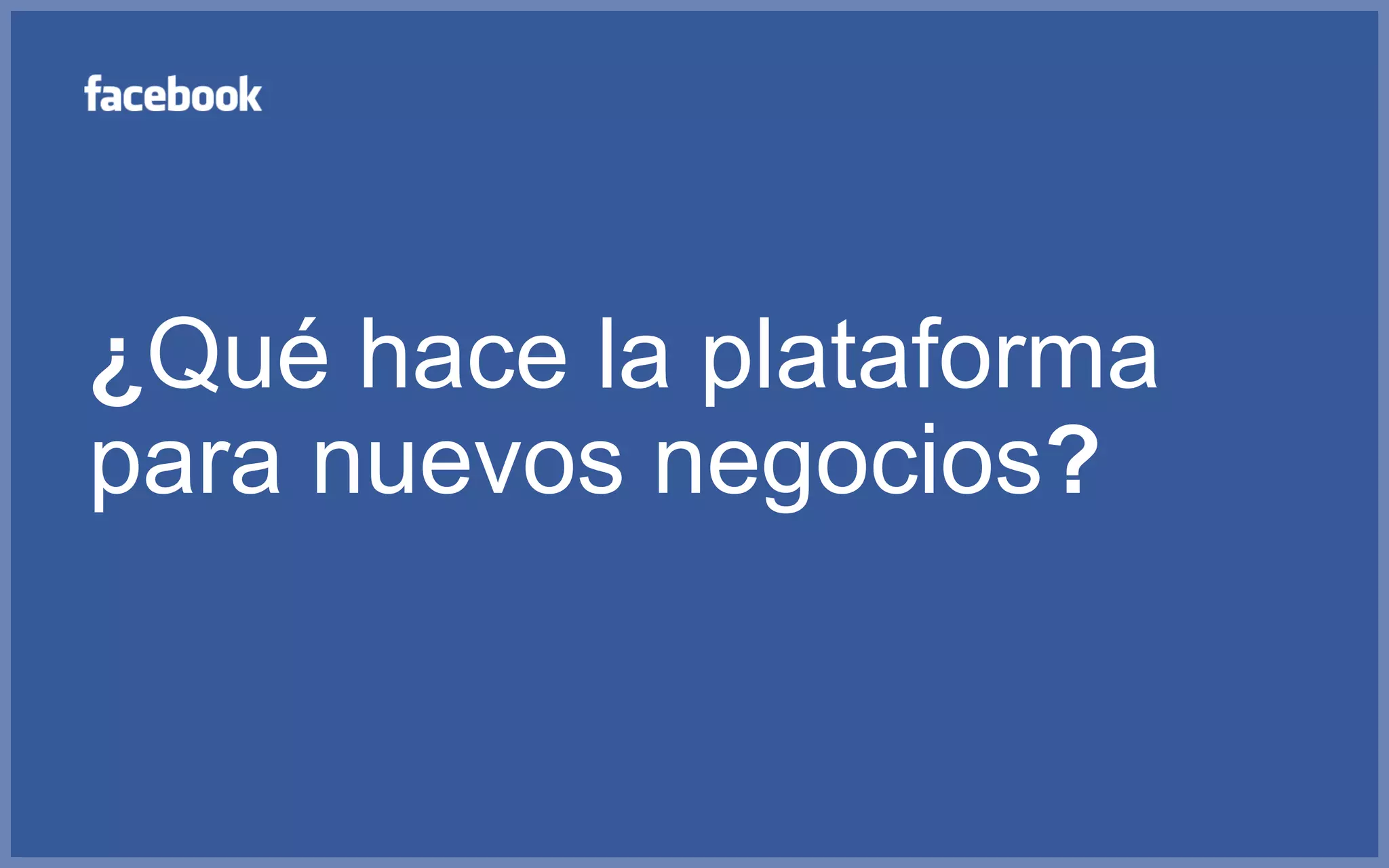 Sistemas de pagos en línea.¿PorquéFacebook?