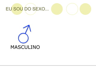 EU SOU DO SEXO... MASCULINO