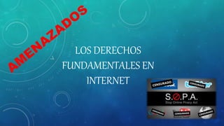 LOS DERECHOS
FUNDAMENTALES EN
INTERNET
 