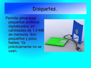Monitor.  Permite visualizar la información procesada por la tarjeta gráfica. Los hay planos de TFT o de Tubo más grandes, pasados y en desuso. 