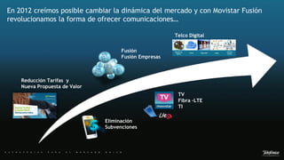 E S T R A T E G I A S P A R A E L M E R C A D O Ú N I C O
En 2012 creímos posible cambiar la dinámica del mercado y con Mo...