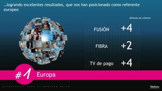 E S T R A T E G I A S P A R A E L M E R C A D O Ú N I C O
…logrando excelentes resultados, que nos han posicionado como re...