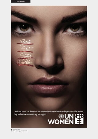 UN Women
Women rights
Print campaign, social media
 