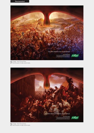 Pharmaceutical
A.Vogel - SoreThroat Spray
Press Ad, point of sales, social media
A.Vogel - SoreThroat Spray
Press Ad, point of sales, social media,
 
