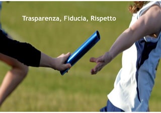 Trasparenza, Fiducia, Rispetto




                                 6
 