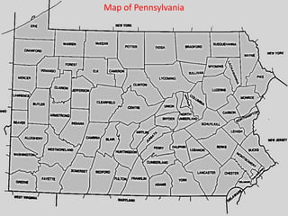 Map of Pennsylvania
 
