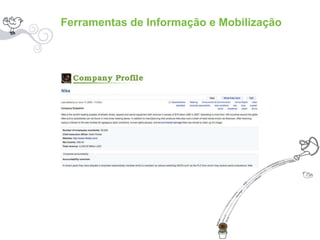 Ferramentas de Informação e Mobilização 