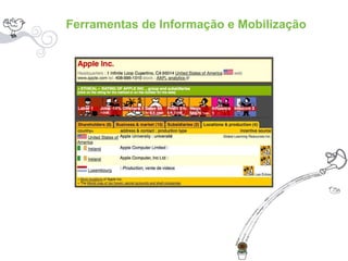 Ferramentas de Informação e Mobilização 