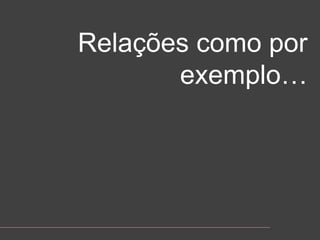 Relaçõescomoporexemplo…