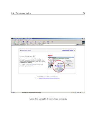5.4. Estructura lógica 73
Figura 5.6: Ejemplo de estructura secuencial
 
