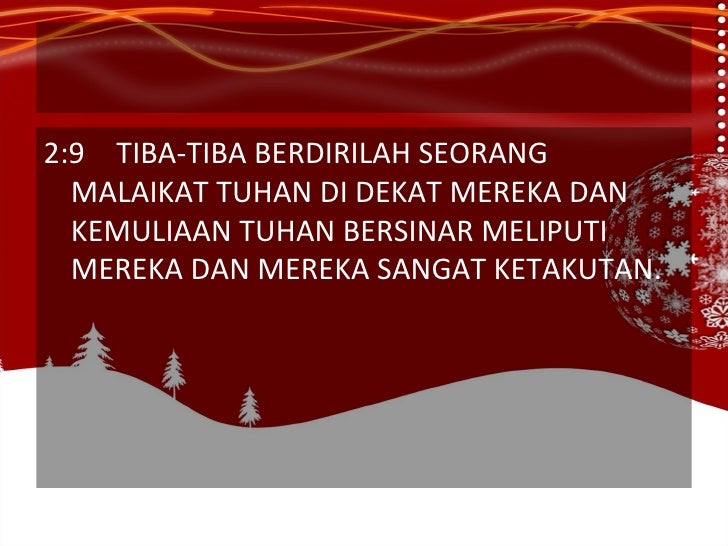 Kemuliaan Bagi Allah Ditempat Yang Maha Tinggi Sebuah Tempat
