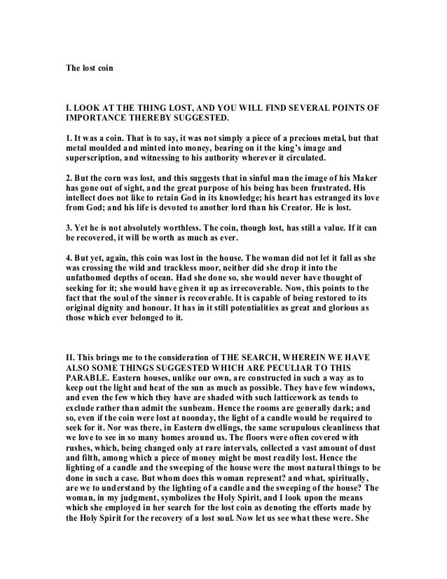 Luke 15 8 10 Commentary