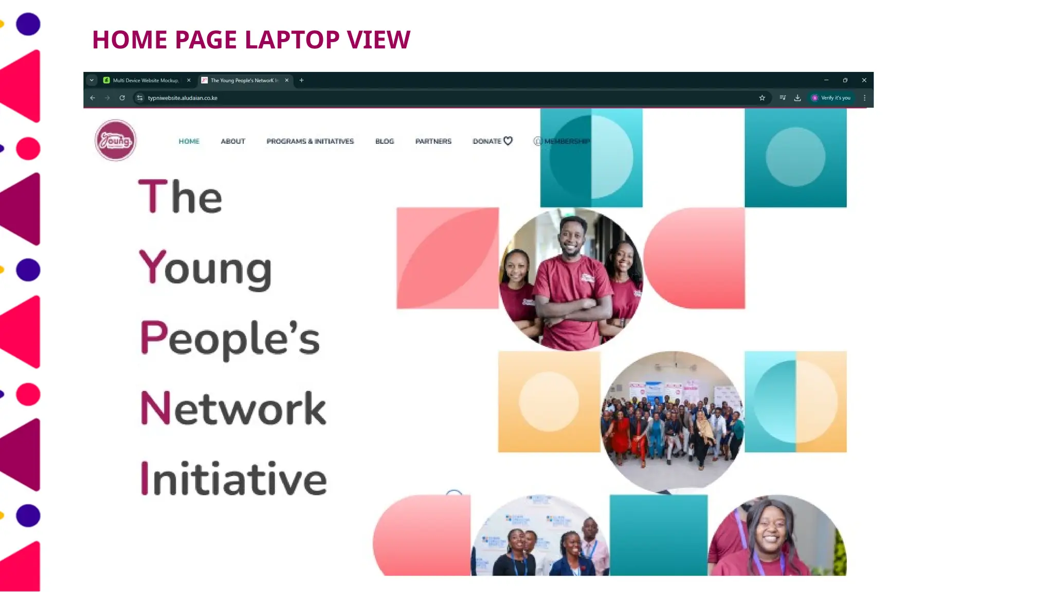 HOME PAGE LAPTOP VIEW
 