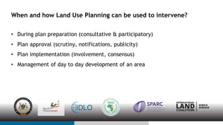 Land Use Planning: Conflict Management Tool in Pastoral Areas in Kenya