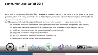 Land Use Planning: Conflict Management Tool in Pastoral Areas in Kenya