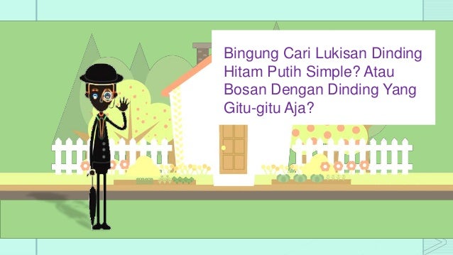 19 Lukisan Dinding  Hitam  Putih  Simple Gambar Kitan