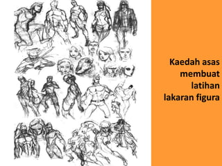 Kaedah asas
    membuat
      latihan
lakaran figura
 