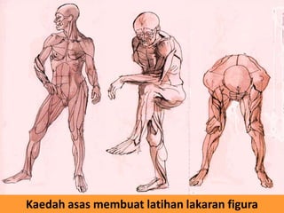 Kaedah asas membuat latihan lakaran figura
 