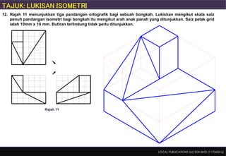 Lukisan Isometri Grafik Komunikasi Teknikal | PPT
