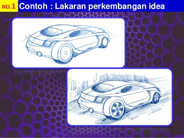 Lukisan Reka Bentuk Kereta