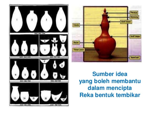 Lukisan Reka Bentuk Tembikar