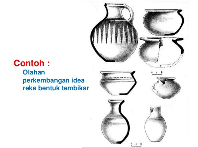 Lukisan Reka Bentuk Tembikar