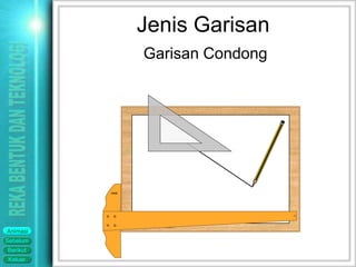 Jenis Garisan
                Garisan Condong




          HMS




Animasi
Sebelum
Berikut
Keluar
 