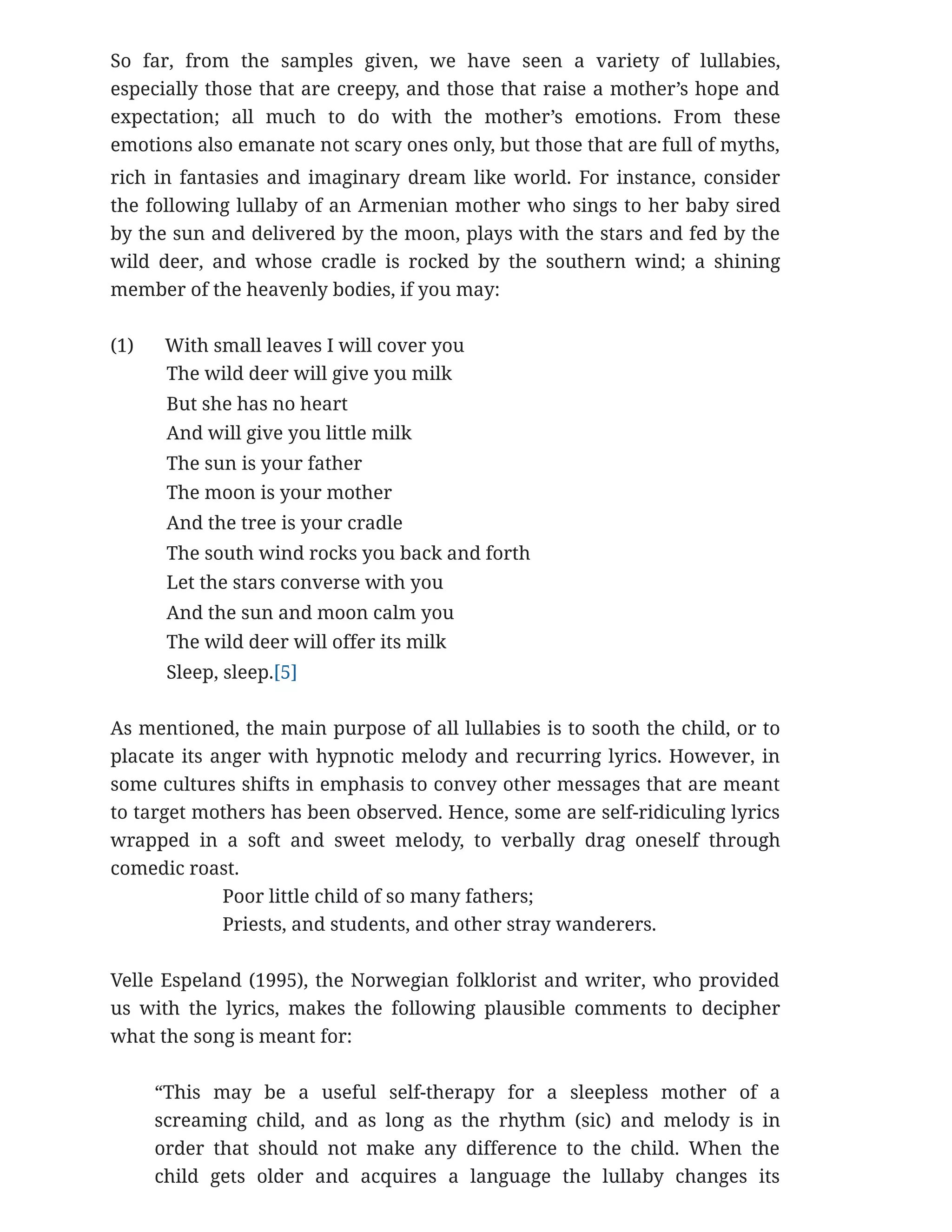 Lullabies | PDF