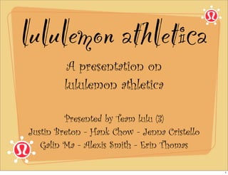 Lululemon Athletica