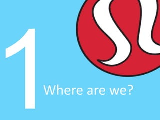 Where are we?
 