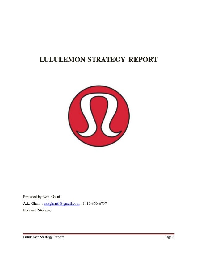 lululemon corporate website